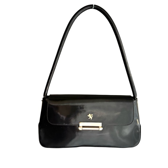 Pratesi Firenze Shoulder Bag Barchetta Black Patent